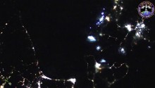 2016年11月24日11時51分頃(GMT)に撮影された青森から南北海道，根室にかけての夜景です
