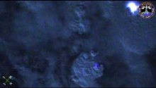 2017年10月9日23時19分頃(GMT) に撮影されたギニア中央部上空の雷の様子です．