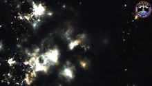 2017年7月4日9時39分頃(GMT) 、メキシコシティ上空で捉えた流星です（画面左下）．