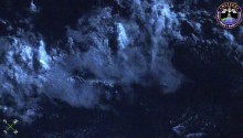 2016年12月10日9時43分頃(GMT) 、南太平洋上空で捉えた流星です（画面右下）．