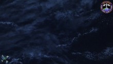 2016年12月14日11時04分頃(GMT) 、南太平洋上空で捉えた流星です（画面中央）．