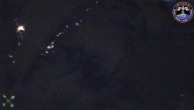2016年12月8日22時00分頃(GMT) 、ウガンダ東部上空で捉えた流星です（画面中央）．