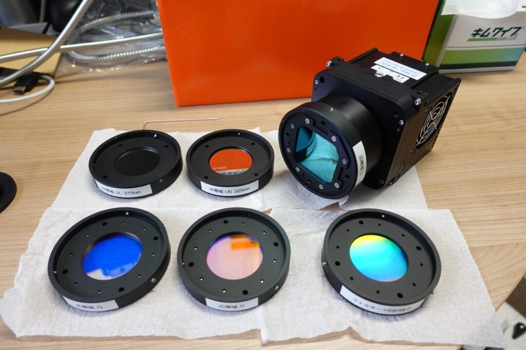 NUV camera corrector lens
